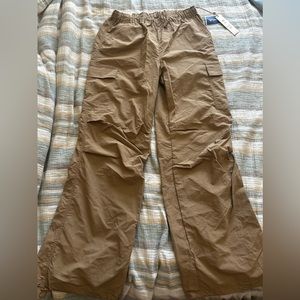 Tan Cargo/Parachute Pants